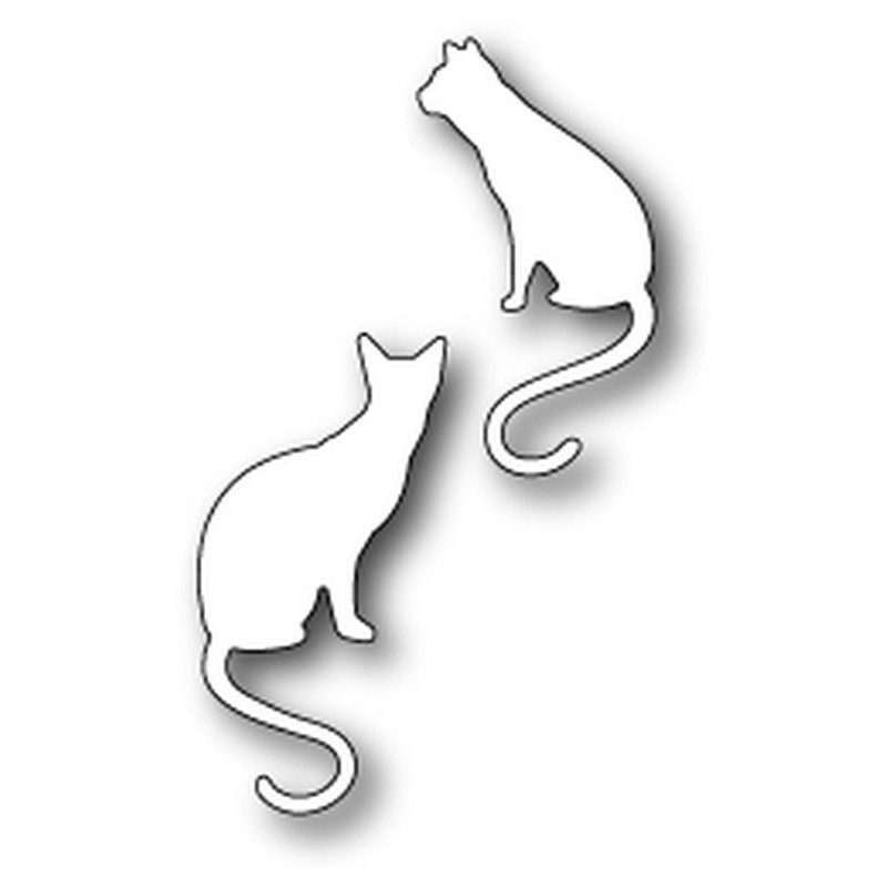 Fustella metallica PoppyStamps Cat Companions