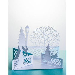 Fustella metallica PoppyStamps Prancing Deer