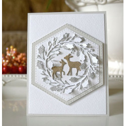 Fustella metallica PoppyStamps Playful Fawns