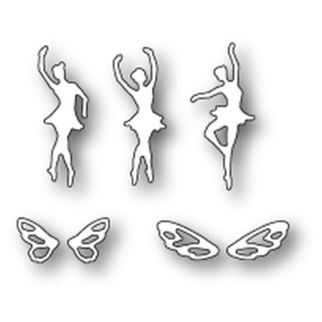 Fustella metallica PoppyStamps Magnificent Mini Faeries