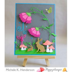 Fustella metallica PoppyStamps Magnificent Mini Faeries
