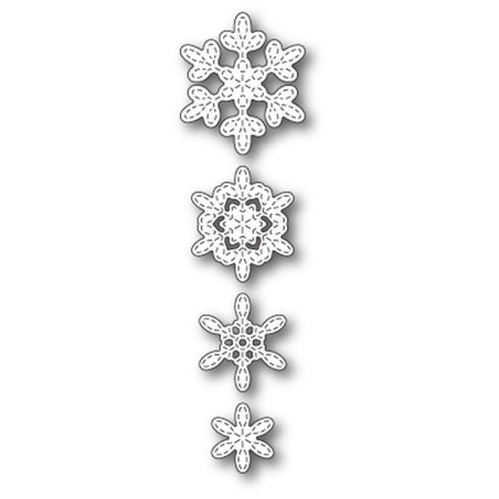 Fustella metallica PoppyStamps Stitched Evangeline Snowflakes