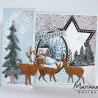 Fustella metallica Marianne Design Creatables Border Ice Crystals