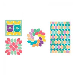 Fustella Sizzix Bigz Honeycombs & Squares