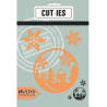 Fustella metallica CUT-IES Snowflake with House Round