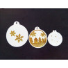 Fustella metallica CUT-IES Snowflake with House Round