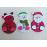 Portaposate A4 Babbo Natale Renna Pupazzo di neve