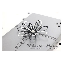 Fustella metallica Marianne Design Collectables Giftwrapping - Karin's pins & bows