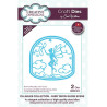 Fustella metallica Creative Expressions Fairy Snow Globe Scene