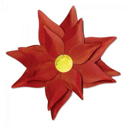 Fustella Sizzix BIGz L Layered Poinsettia Stella di Natale