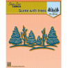 Fustella metallica Nellie's Choice Scene with trees