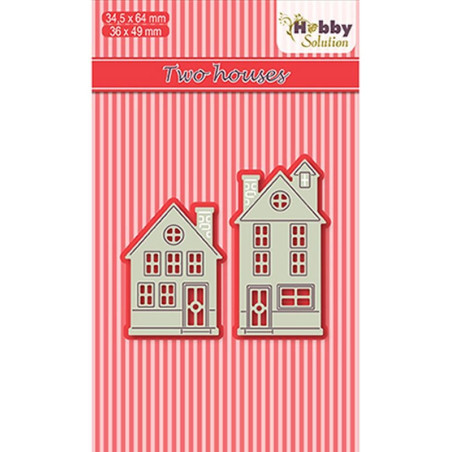Fustella metallica Nellie's Choice Two Houses