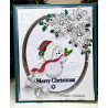 Fustella metallica Sweet Holly Snowman