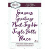 Fustella metallica Creative Expressions Seasons Greeting's