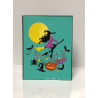 Fustella metallica Strega con scopa Halloween