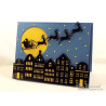 Fustella metallica Santa Moon