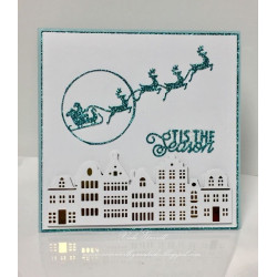 Fustella metallica Santa Moon