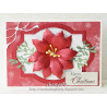 Fustella metallica Festive Poinsettia