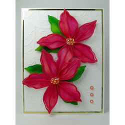 Fustella metallica Festive Poinsettia
