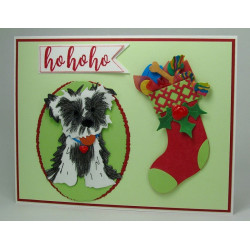Fustella metallica Christmas Stocking
