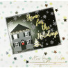 Fustella metallica Christmas House
