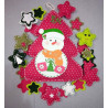 Portaposate A4 Babbo Natale Renna Pupazzo di neve