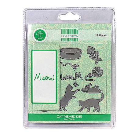 Fustella metallica First Edition Cat Themed