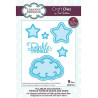 Fustella metallica Creative Expressions Twinkle Twinkle Cloud and Stars