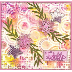 Fustella metallica Creative Expressions Twinkle Twinkle Cloud and Stars