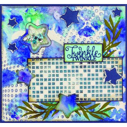Fustella metallica Creative Expressions Twinkle Twinkle Cloud and Stars