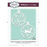 Fustella metallica Creative Expressions Merry Christmas Bauble Duo