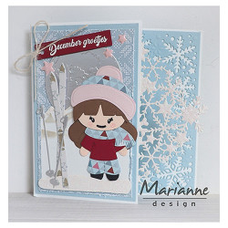 Fustella metallica Marianne Design Creatables Moon