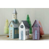 Fustella Sizzix BIGz XL Tim Holtz Village Brownstone