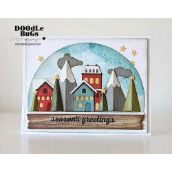 Fustella Sizzix Thinlits Paesaggio invernale