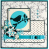Fustella metallica Marianne Design Creatables Bird on branch