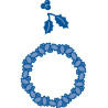 Fustella metallica Marianne Design Creatables Ghirlanda bacche e vischio