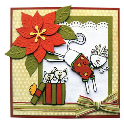 Fustella metallica Marianne Design Creatables Poinsetta