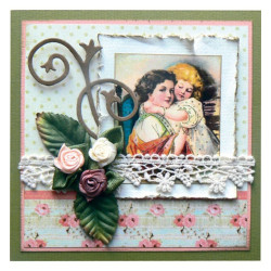 Fustella metallica Marianne Design Creatables Swirl flower