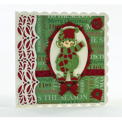Fustella metallica Tonic Studios Rococo Petite Santa's Helper