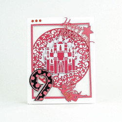 Fustella metallica Tonic Studios Rococo Kids Kingdom Castle