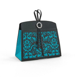 Fustella metallica Tonic Studios Kensington handbag gift box