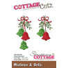 Fustella metallica Cottage Cutz Mistletoe & Bells