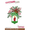 Fustella metallica Cottage Cutz Lantern With Pine Boughs