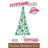 Fustella metallica Cottage Cutz Flourish Christmas Tree
