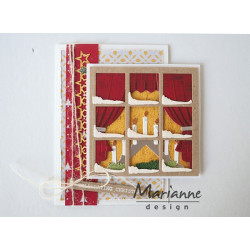 Fustella metallica Marianne Design Craftables Candle Bridge