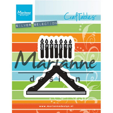 Fustella metallica Marianne Design Craftables Candle Bridge